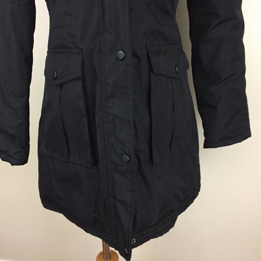 NWOT STEVE MADDEN GIRL Zip Pocket Removeable Fur Hood Parka Coat Jacket - Picture 11 of 14